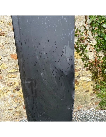 Surface de la pale d'hélice détail de la patine