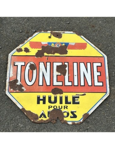 Plaque émaillée Toneline photo d'origine