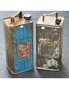 2 Bidons de 5 litres vintage