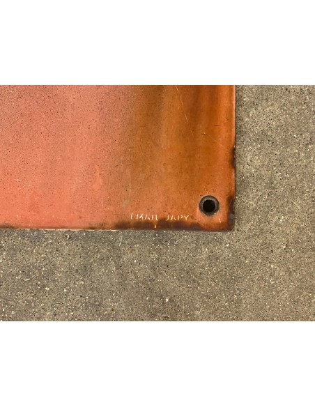 Plaque émaillée Huile CASTROL 40x60 cm.